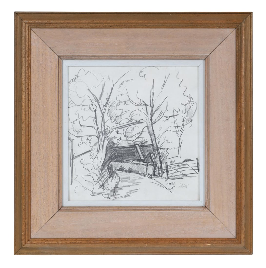 PETER COLLIS (1929 - 2012): Title: The Old FarmyardMedium: Pencil SketchSignature: Signed Lower RightProvenance: Private CollectionFramed PICTURES AND PRINTS Wednesday 10th June 2026 15:07:30