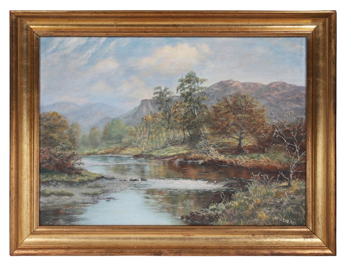 GERARD MARJORAM (1936 - 2024): Title: Wild WaterMedium: Oil on BoardSignature: Signed Lower RightProvenance: Private CollectionFramed PICTURES AND PRINTS Wednesday 10th June 2026 15:31:40