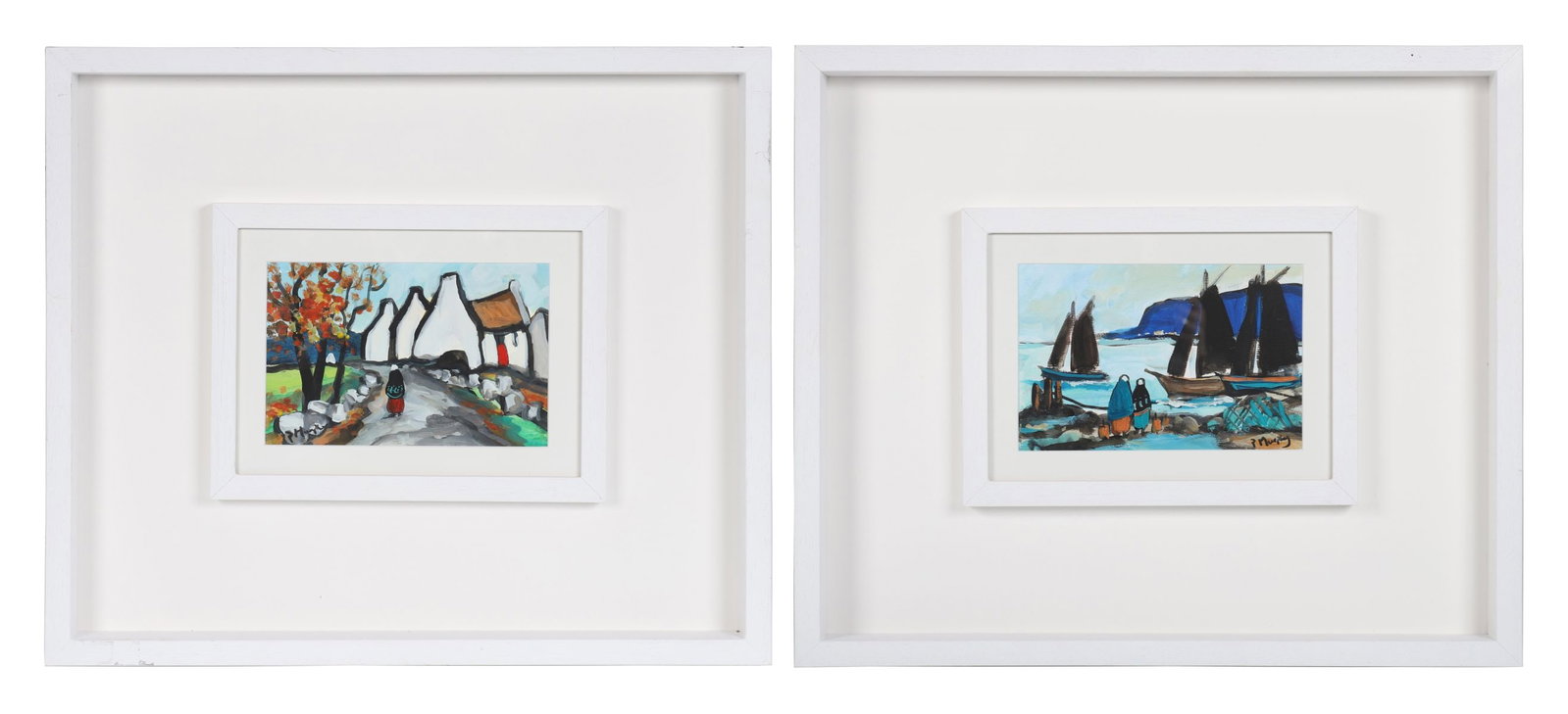 PATRICK MURPHY (B. 1969): Title: Galway Shawlies (Pair)Medium: Oil on BoardSignature: One Signed Lower Right and One Signed Lower LeftProvenance: Private CollectionFramed PICTURES AND PRINTS Wednesday 10th June 2026 16:00:50