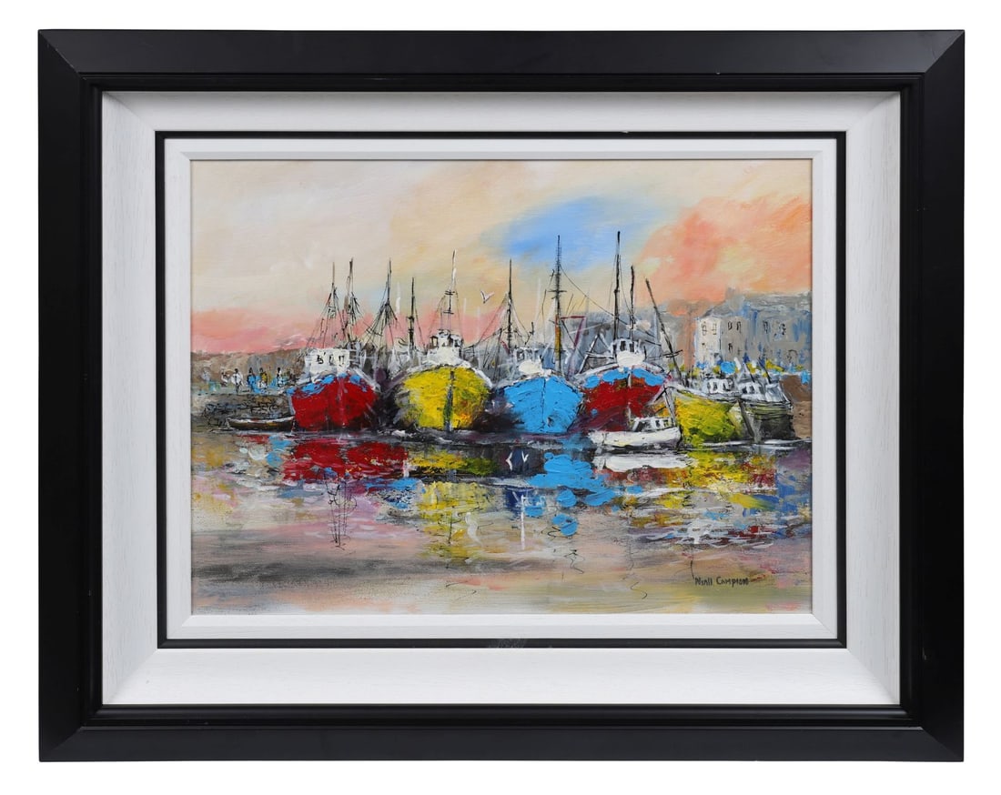 NIALL CAMPION (B. 1956): Title: Skerries, Dublin (2024)Medium: Oil on CanvasSignature: Signed Lower Right and Inscribed VersoProvenance: Private CollectionFramed PICTURES AND PRINTS Wednesday 10th June 2026 16:07:30