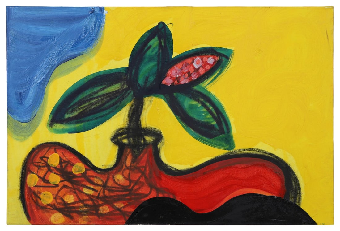 MICHAEL MULCAHY (B. 1952): Title: Yellow Sunshine 7 (Flores para los Vives) (2025)Medium: Oil on CanvasSignature: Unsigned; Titled VersoProvenance: Private CollectionUnframed PICTURES AND PRINTS Wednesday 10th June 2026
