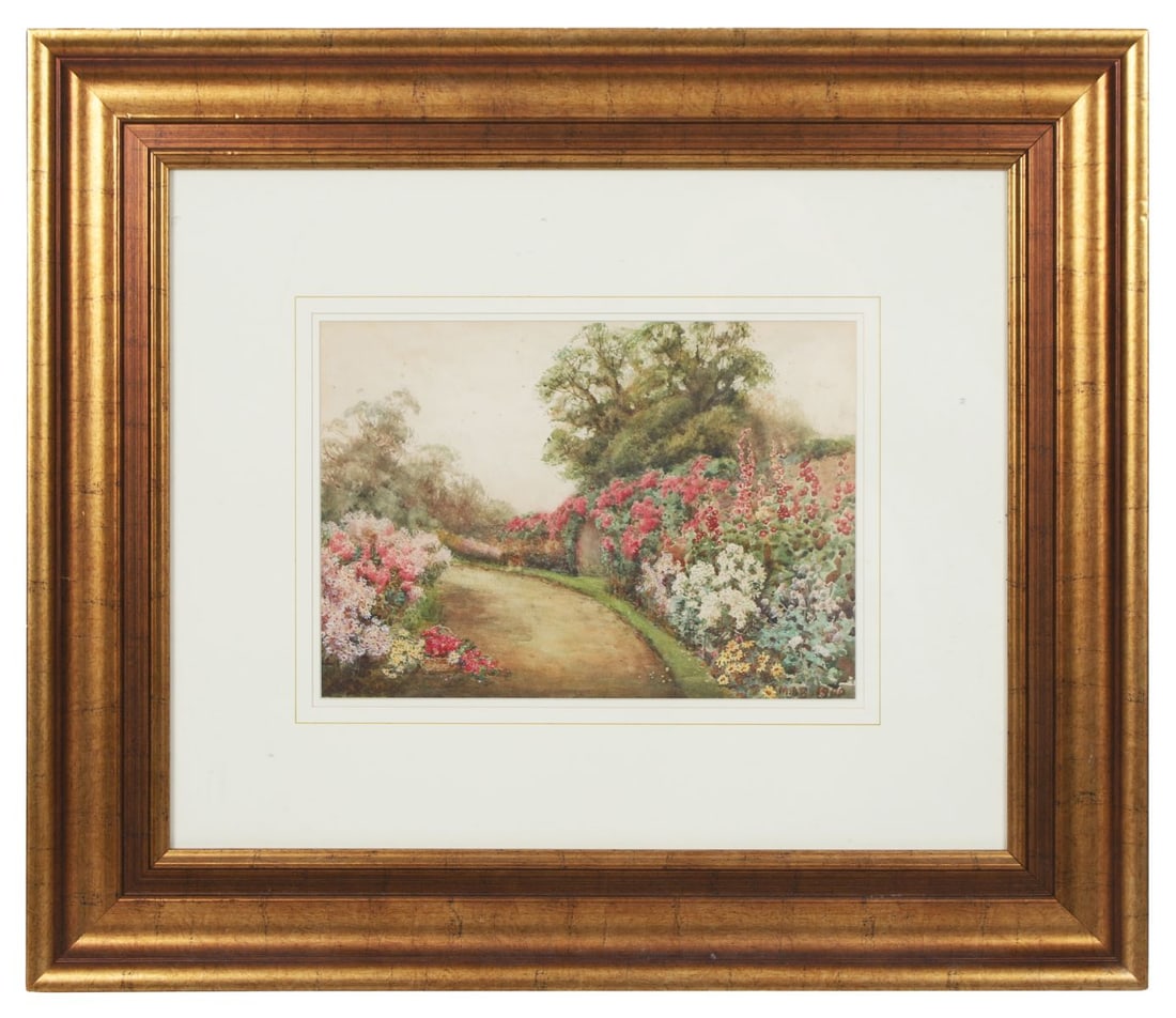 MILDRED ANNE BUTLER RA RWS (1858 - 1941): Title: Summer in the Garden, Kilmurry (1900)Medium: WatercolourSignature: Signed and Dated Lower RightProvenance: Private CollectionFramed PICTURES AND PRINTS Wednesday 10th June 2026 16:44:10