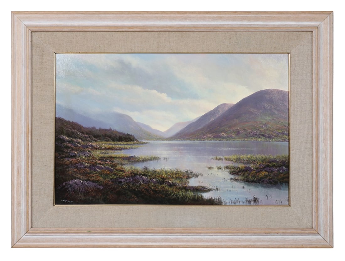 GERARD MARJORAM (1936 - 2024): Title: ConnemaraMedium: Oil on CanvasSignature: Signed Lower LeftProvenance: Private CollectionFramed PICTURES AND PRINTS Wednesday 10th June 2026 16:45:50