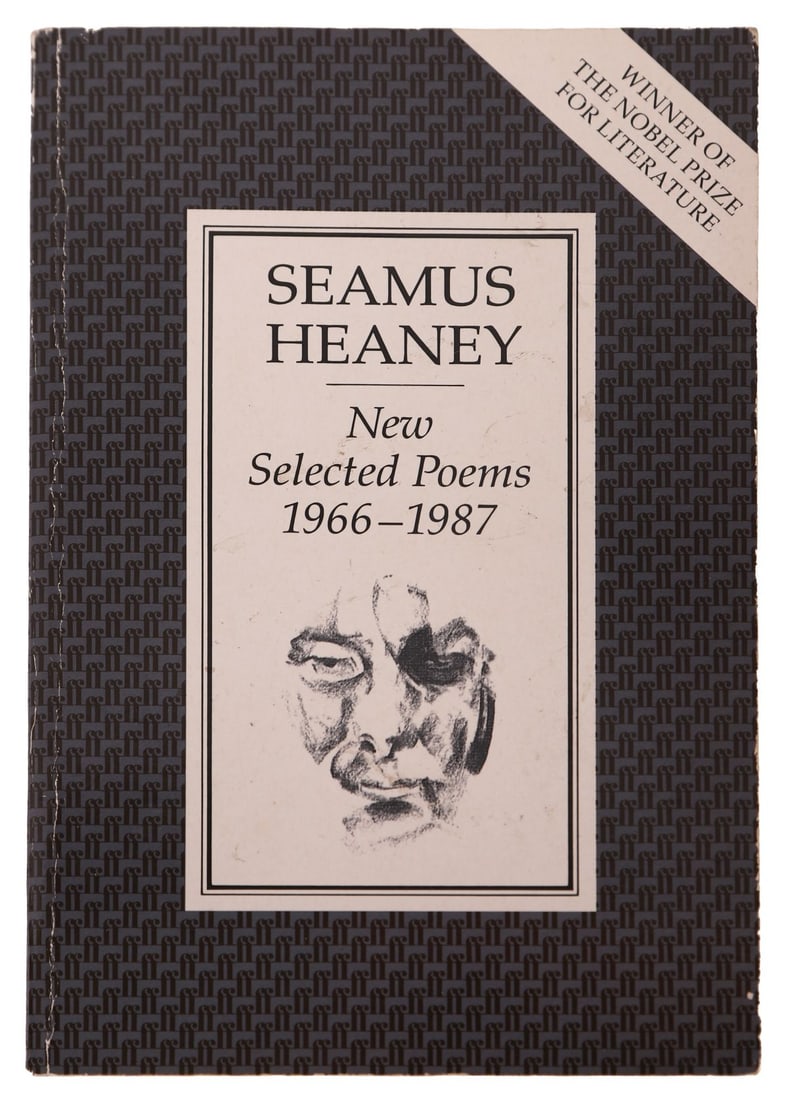 SEAMUS HEANEY (1939 - 2013): Title: New Selected Poems 1966 - 1987 (1990)Medium: Signed First Edition Copy in pictorial dust jacket designed by Louis Le Brocquy - Published by Faber & Faber, London, 1990 Signature: Signed on