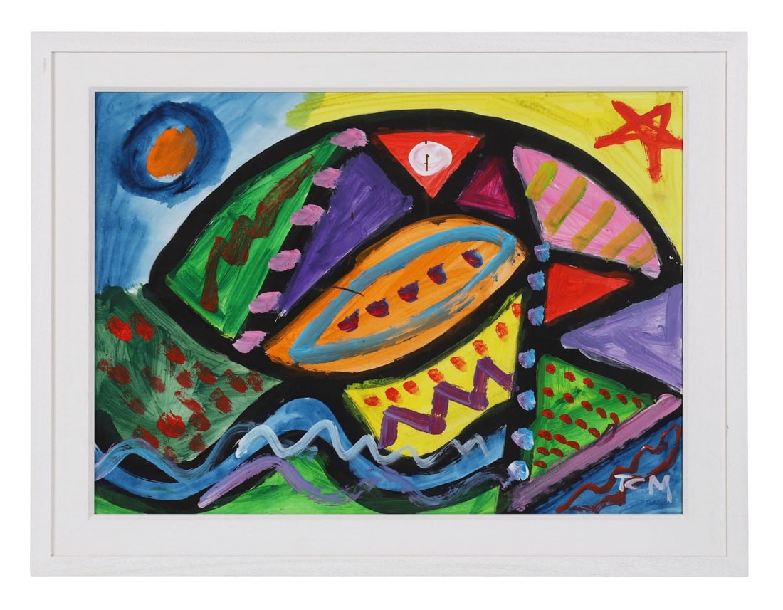 T.C. MURPHY (B. 1953): Title: UntitledMedium: Acrylic on BoardSignature: Signed Lower RightProvenance: Private CollectionFramed PICTURES AND PRINTS Wednesday 10th June 2026 17:00:00