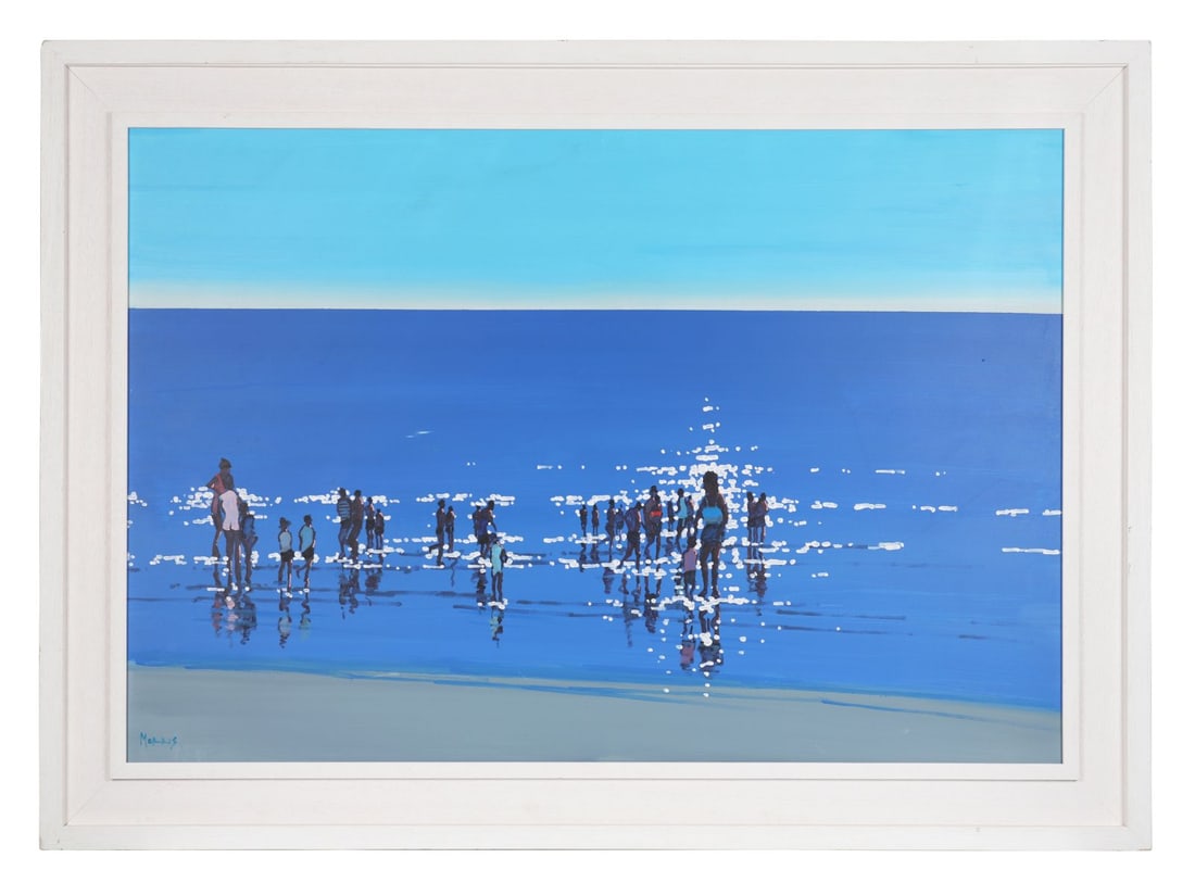 JOHN MORRIS (B. 1958): Title: Into the LightMedium: Oil on BoardSignature: Signed Lower Left and Titled VersoProvenance: Private CollectionFramed PICTURES AND PRINTS Wednesday 10th June 2026 17:05:50