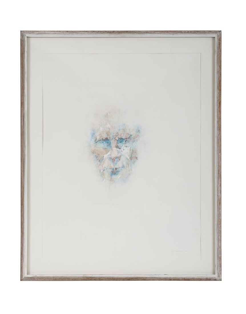 LOUIS LE BROCQUY HRHA (1916 - 2012): Title: Image of Samuel Beckett (1989)Medium: WatercolourSignature: Signed and Dated Lower RightProvenance: Gimpel Fils Gallery, London (Label Verso); Taylor Galleries, Dublin (Label Verso); Private