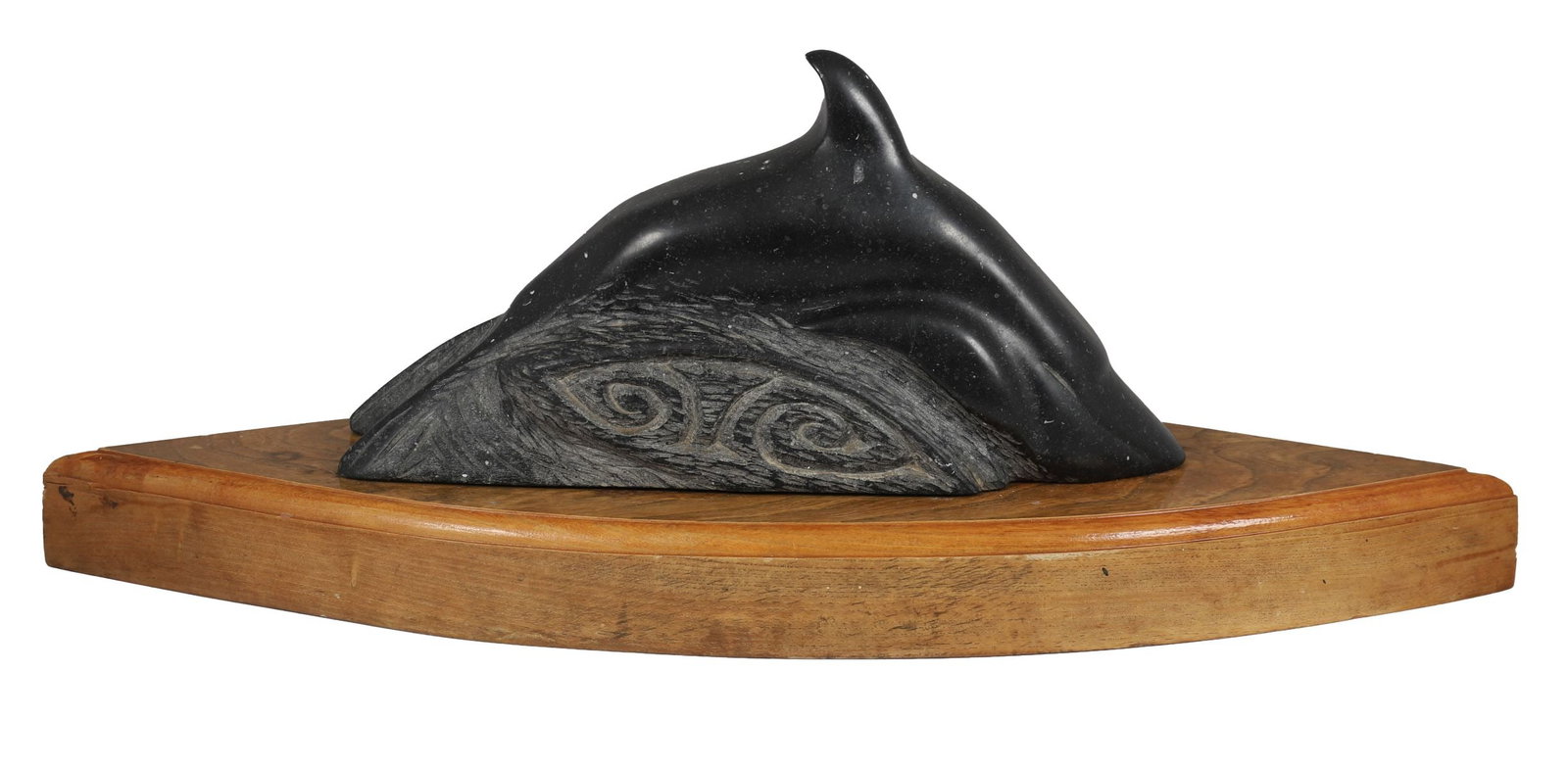 IRISH SCHOOL: Title: DolphinMedium: Kilkenny Marble on Timber BaseSignature: UnsignedProvenance: Private Collection SCULPTURE Wednesday 10th June 2026 17:42:30
