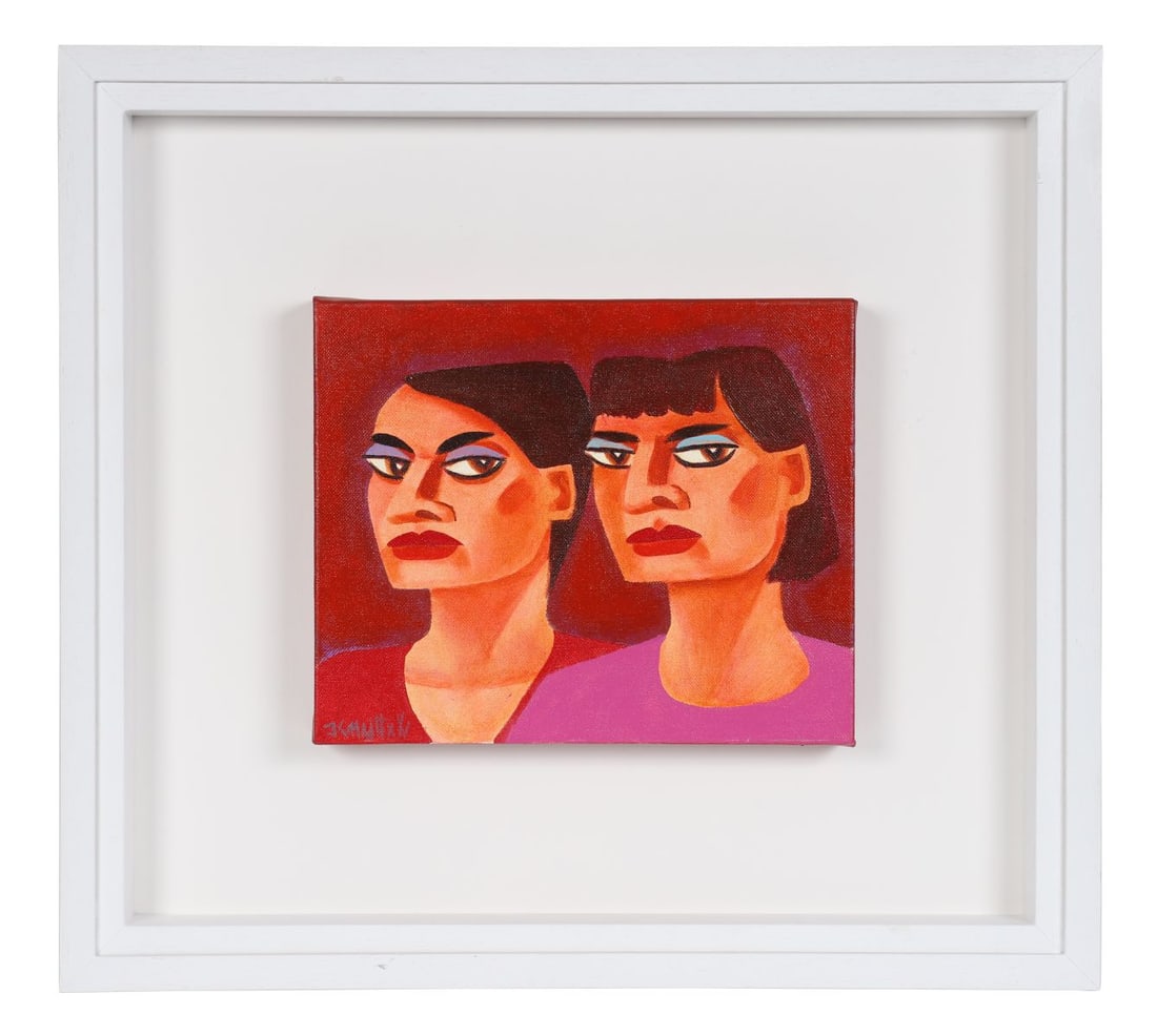GRAHAM KNUTTEL (1954 - 2023): Title: LadiesMedium: Acrylic on CanvasSignature: Signed Lower Left and Inscribed VersoProvenance: Private CollectionFramed PICTURES AND PRINTS Wednesday 10th June 2026 17:50:00