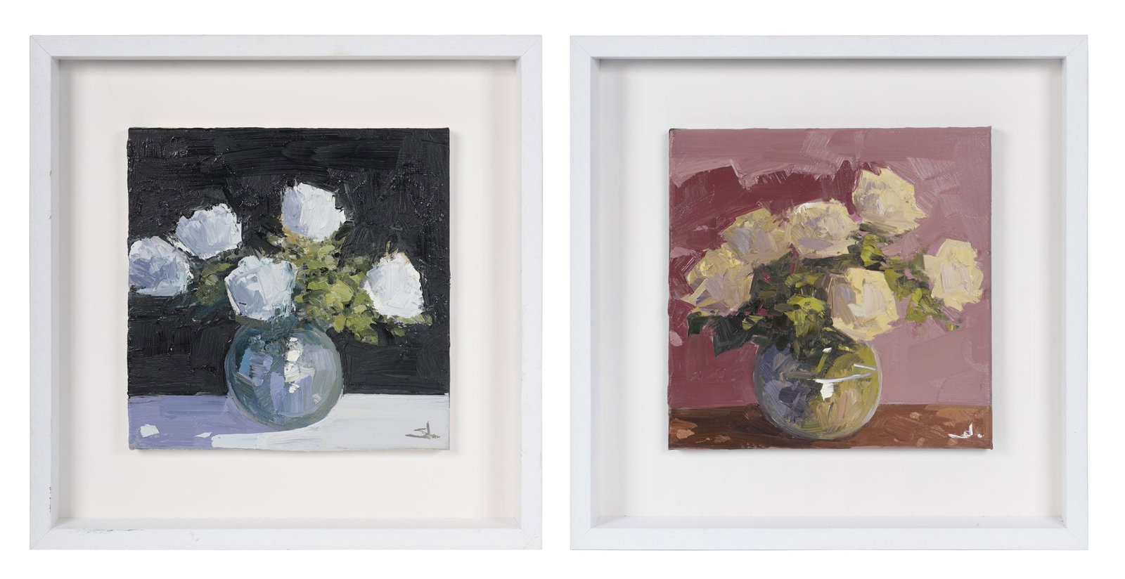 VIVEK MANDALIA (CONTEMPORARY): Title: Still Life of Flowers (Pair)Medium: Acrylic on CanvasSignature: Signed Lower RightProvenance: Private CollectionFramed PICTURES AND PRINTS Wednesday 10th June 2026 17:57:30