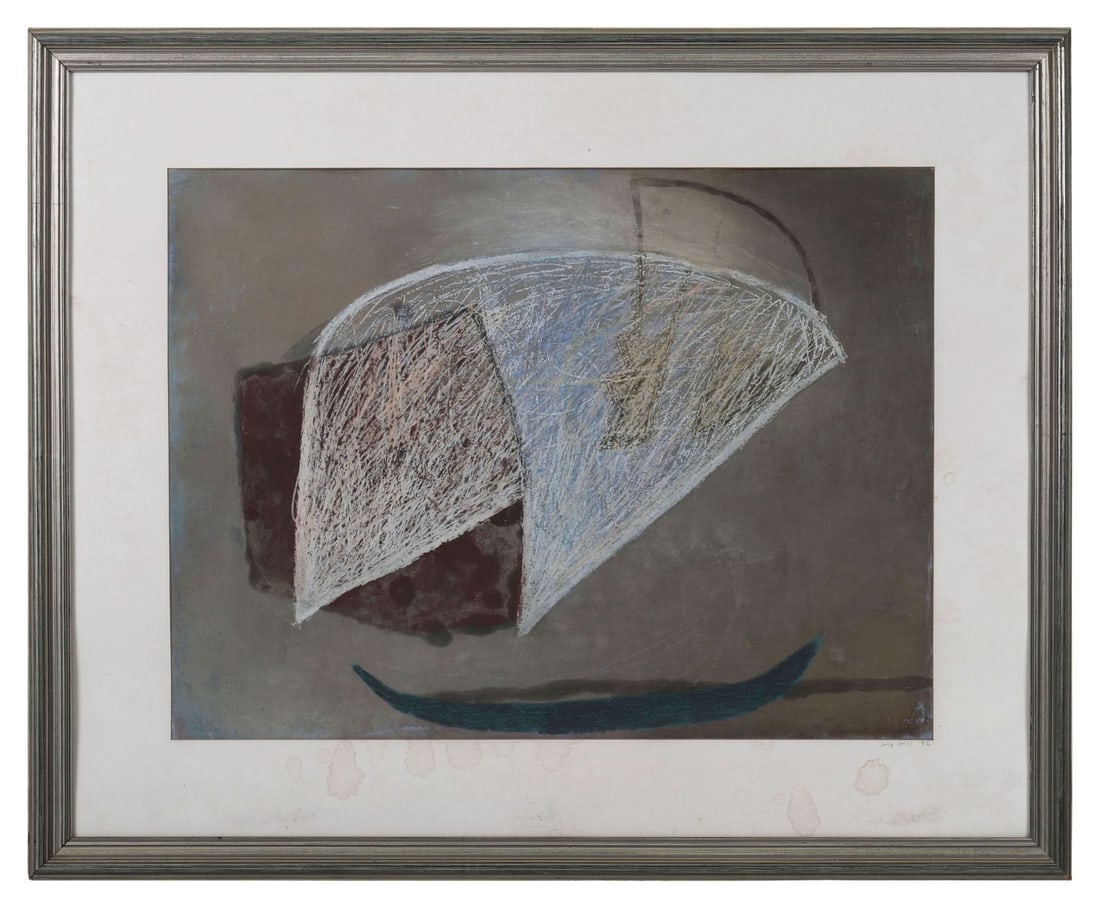 LUCY HILL (20TH/21ST CENTURY): Title: Occupied Spaces (1992)Medium: PastelSignature: Signed and Dated Lower RightProvenance: Triskel Arts Centre, Cork; Private CollectionExhibited: 'Lucy Hill - Occupied Spaces', Triskel Arts