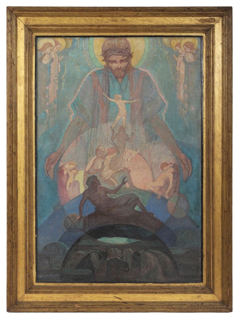 H. VINCENT CLARKE (20TH CENTURY): Title: Awakening Medium: Oil on CanvasSignature: Signed Lower Right and Inscribed on Artist's Label VersoProvenance: Private CollectionFramed PICTURES AND PRINTS Wednesday 10th June 2026 18:15:50