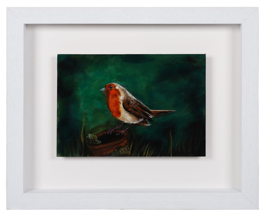 KATE EGGLESTON (CONTEMPORARY): Title: RobinMedium: Oil on PanelSignature: Signed Lower RightProvenance: Private CollectionFramed PICTURES AND PRINTS Wednesday 10th June 2026 18:24:10