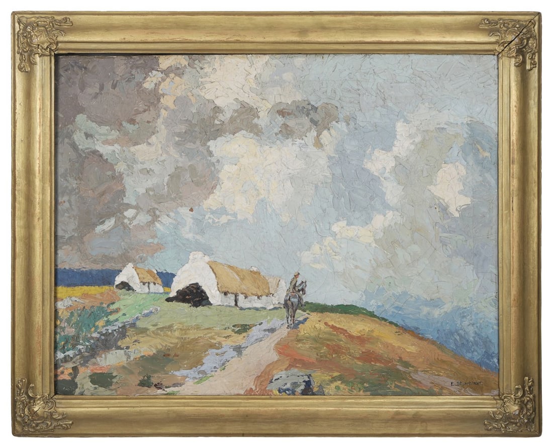 EVA STUART WATT (1891 - 1959): Title: West of IrelandMedium: Oil on CanvasSignature: Signed Lower RightProvenance: Private CollectionFramed PICTURES AND PRINTS Wednesday 10th June 2026 18:58:20