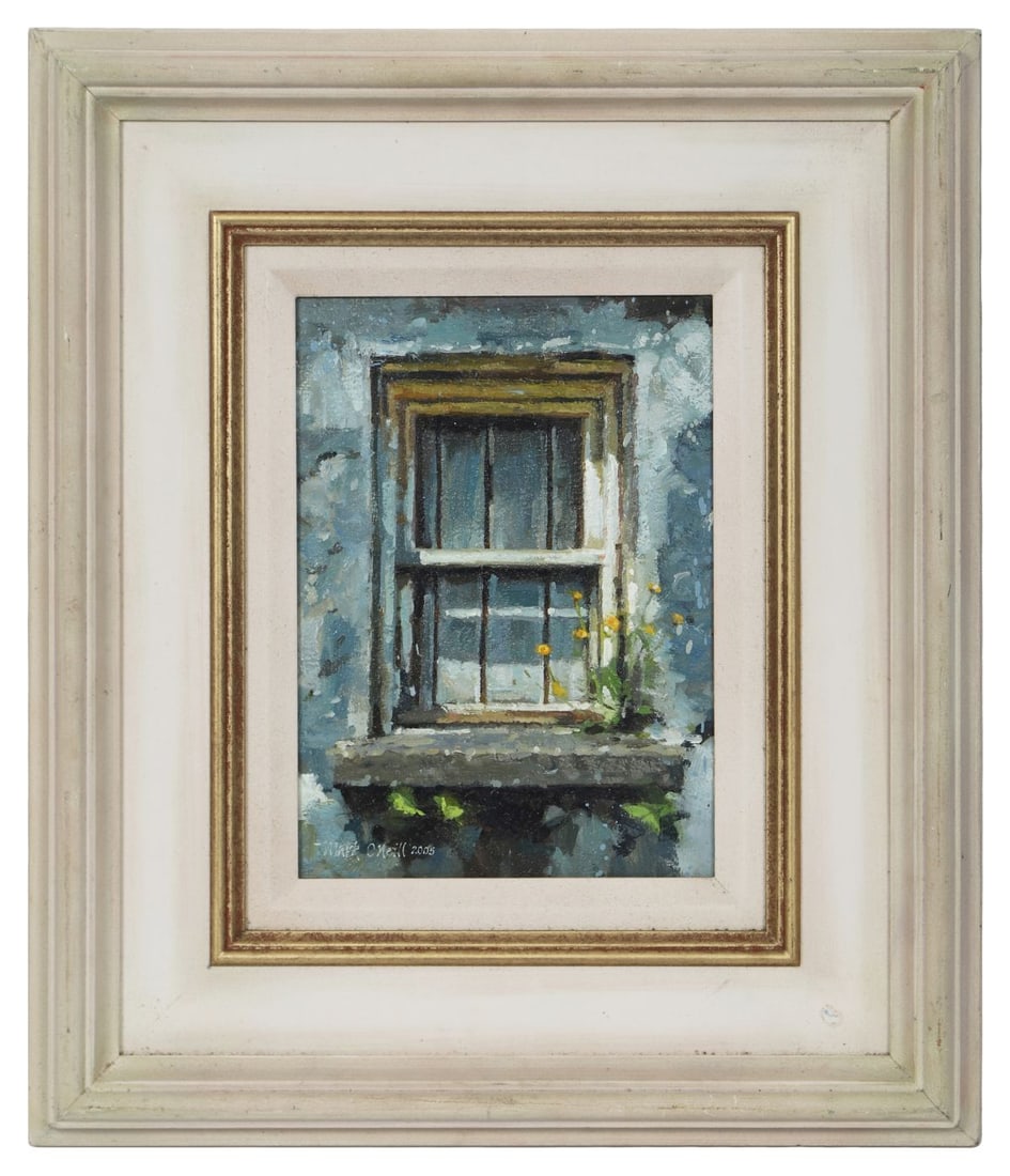 MARK O'NEILL (B. 1963): Title: Abandoned Ballywilliam (2005)Medium: Oil on BoardSignature: Signed and Dated Lower Left; Inscribed VersoProvenance: Private CollectionFramed PICTURES AND PRINTS Wednesday 10th June 2026