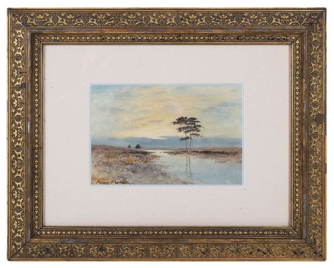 PERCY FRENCH (1854 - 1920): Title: In the WestMedium: WatercolourSignature: Signed Lower LeftProvenance: Private CollectionFramed PICTURES AND PRINTS Wednesday 10th June 2026 19:06:40