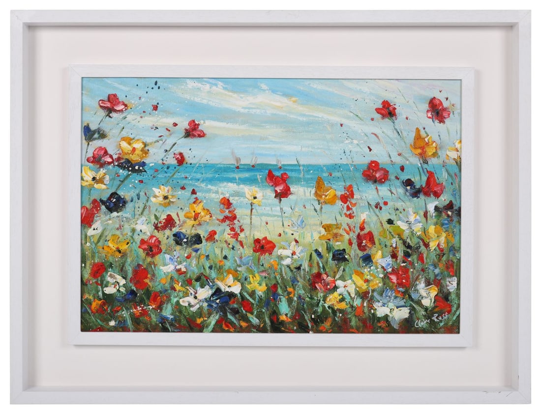 CLAIRE ROSS (20TH CENTURY): Title: Summer FlowersMedium: Acrylic on BoardSignature: Signed Lower RightProvenance: Private CollectionFramed PICTURES AND PRINTS Wednesday 10th June 2026 19:28:20