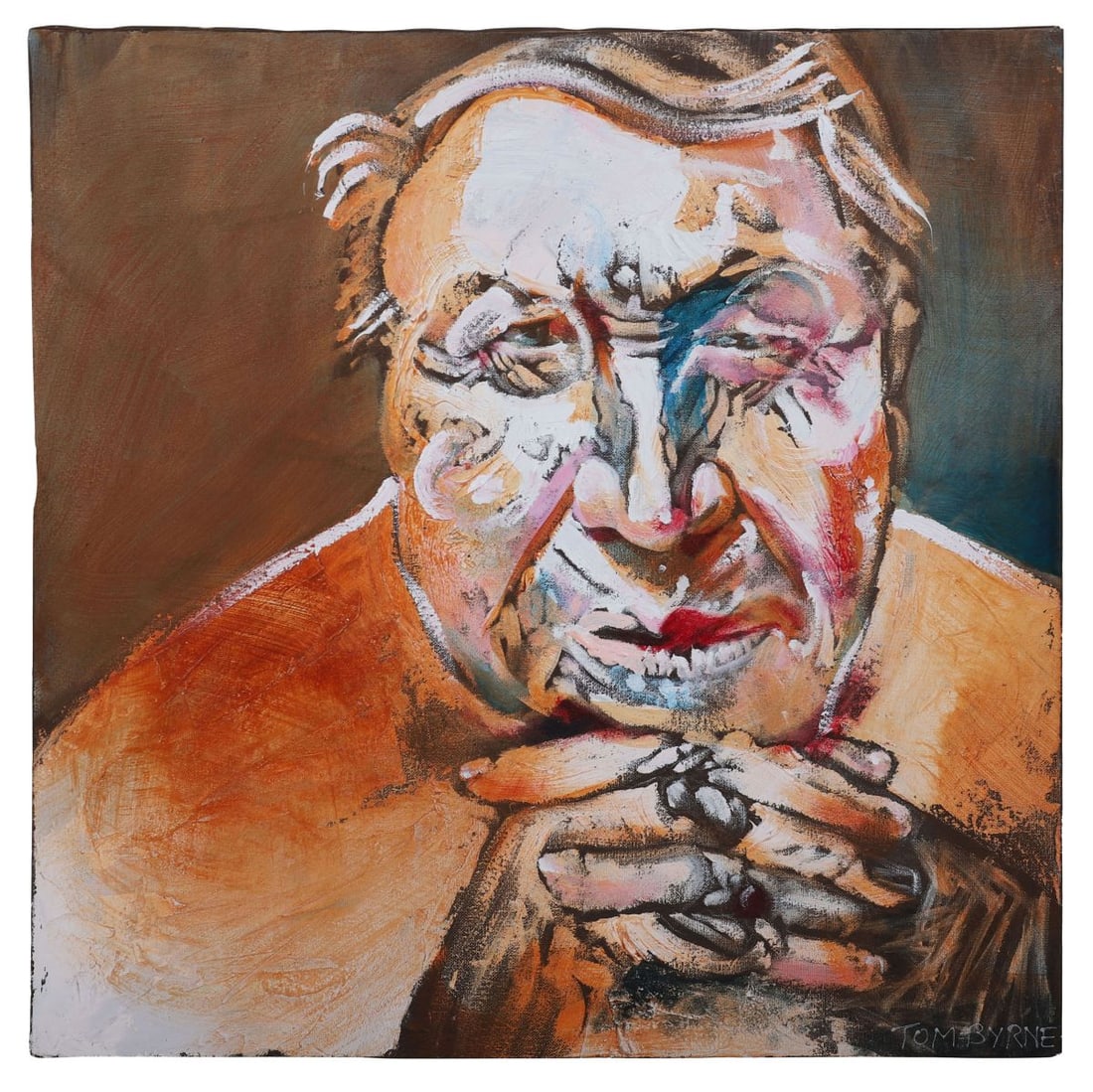 TOM BYRNE (B. 1962): Title: Louis Le BrocquyMedium: Acrylic on CanvasSignature: Signed Lower Right and Titled VersoProvenance: Private CollectionUnframed PICTURES AND PRINTS Wednesday 10th June 2026 19:50:00