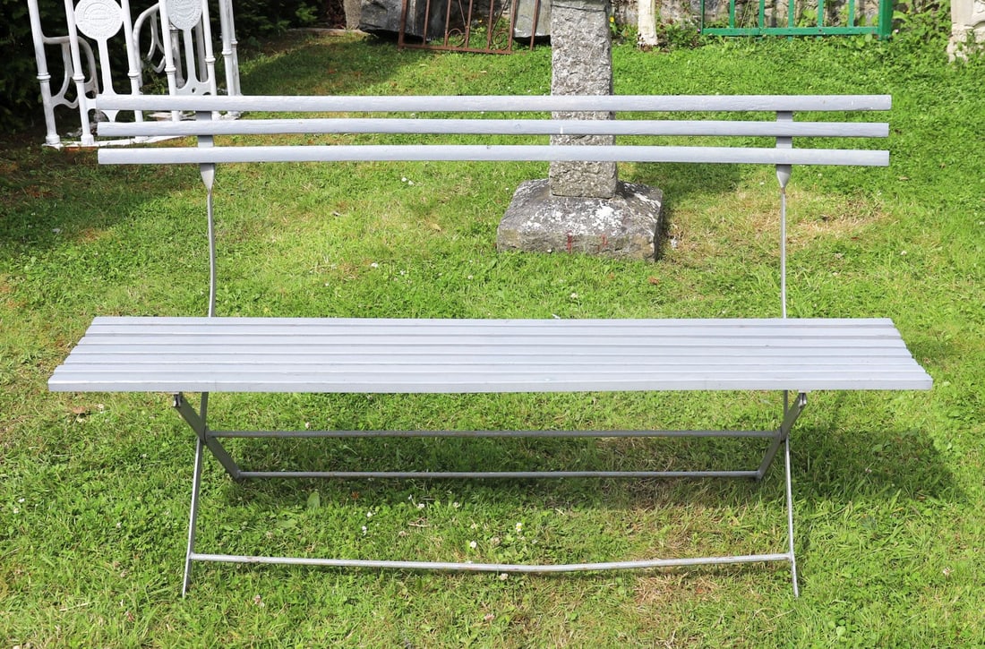 VINTAGE FOLDING GARDEN BENCH (1 of 1)