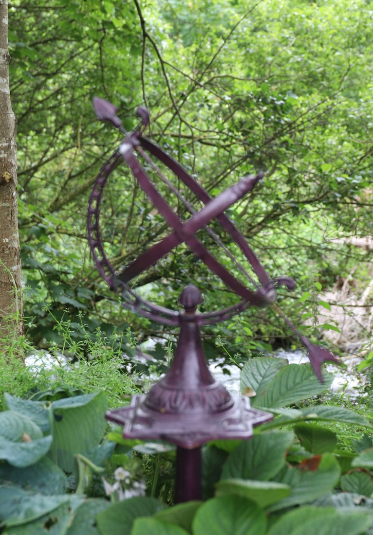 CAST IRON ARMILLARY SPHERE (1 of 3)