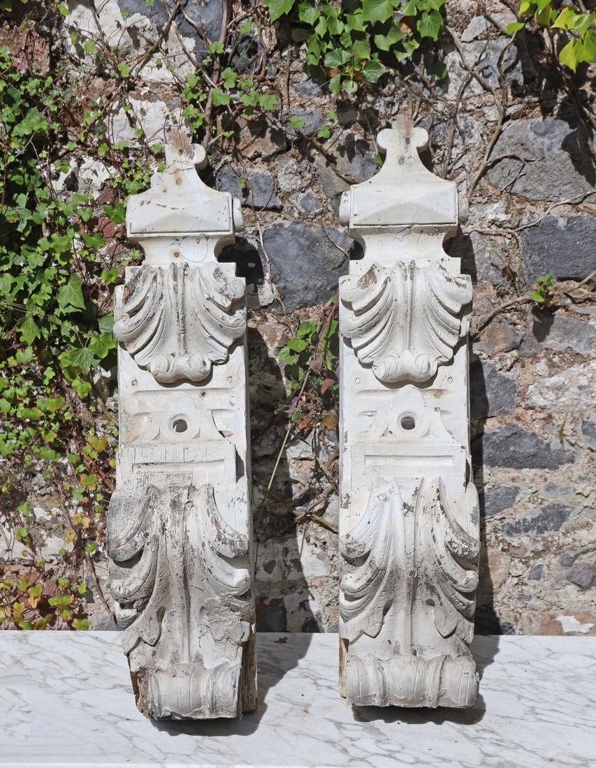 PAIR OF ARCHITECTURAL CORBELS (1 of 2)