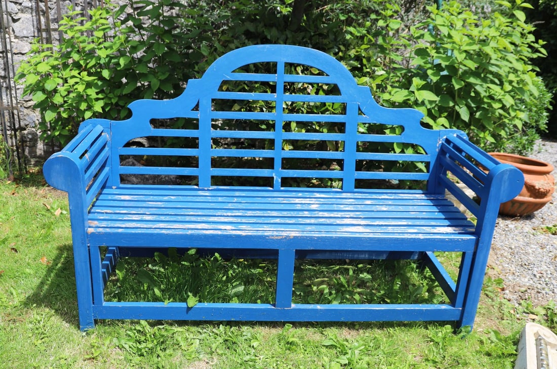 TEAK LUTYENS GARDEN BENCH (1 of 3)