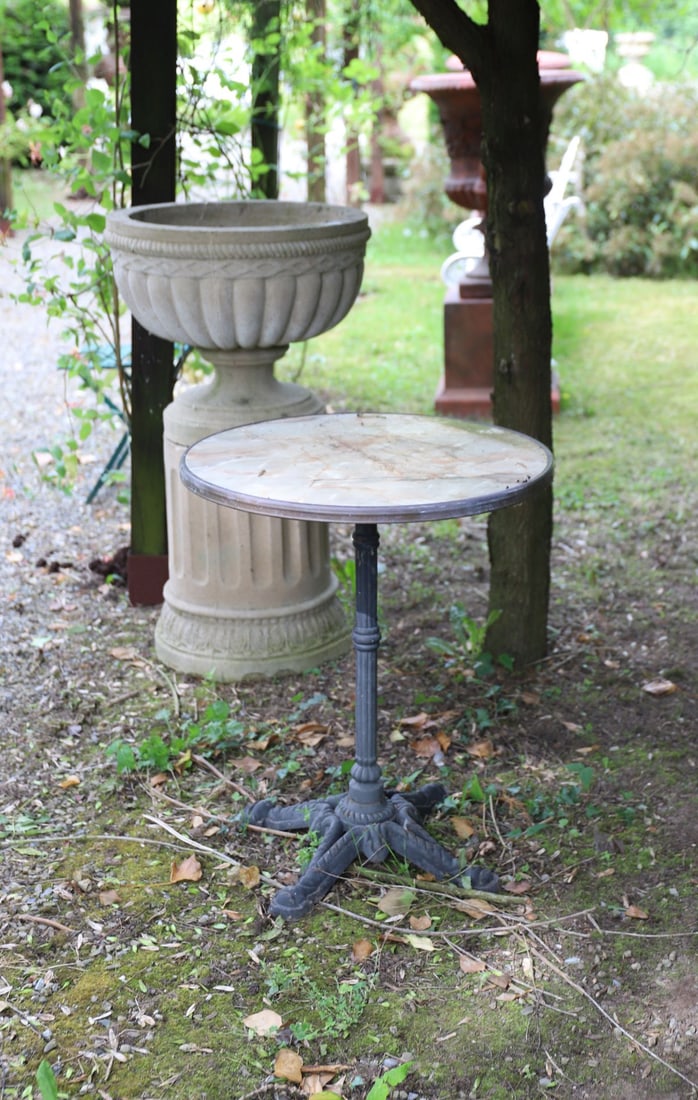 VICTORIAN CAST IRON OCCASIONAL TABLE (1 of 4)