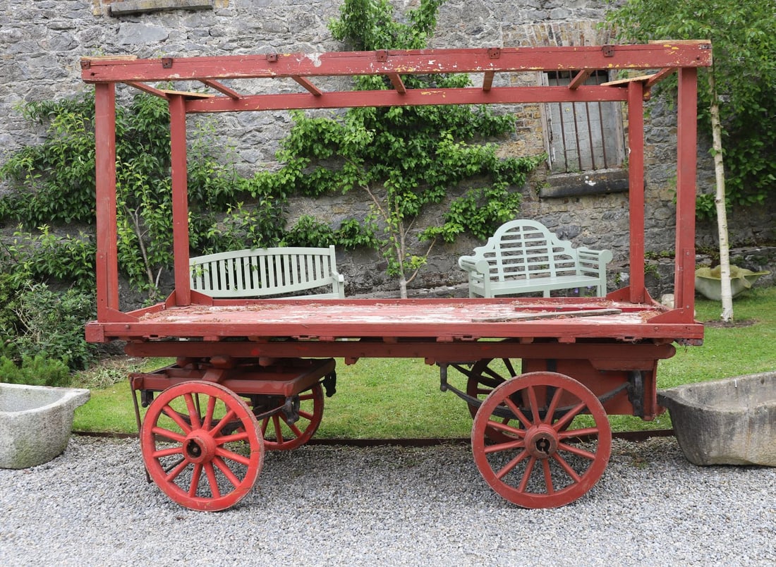 EARLY 20TH-CENTURY MARKET WAGON (1 of 3)