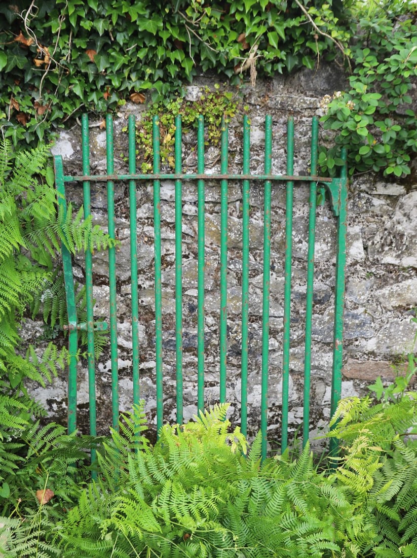 19TH-CENTURY WROUGHT IRON GARDEN GATE (1 of 1)