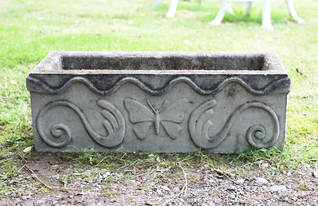 COMPOSITE STONE TROUGH PLANTER (1 of 2)