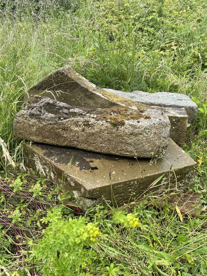 LOT OF 18TH-CENTURY GRANITE GARDEN STEPS (1 of 1)