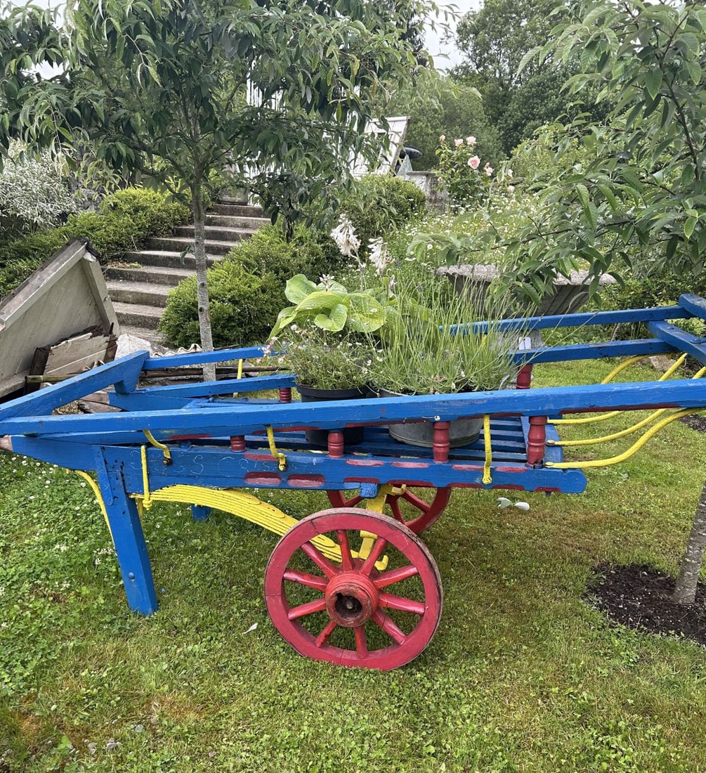 TRADITIONAL TIMBER MARKET HAND CART (1 of 1)