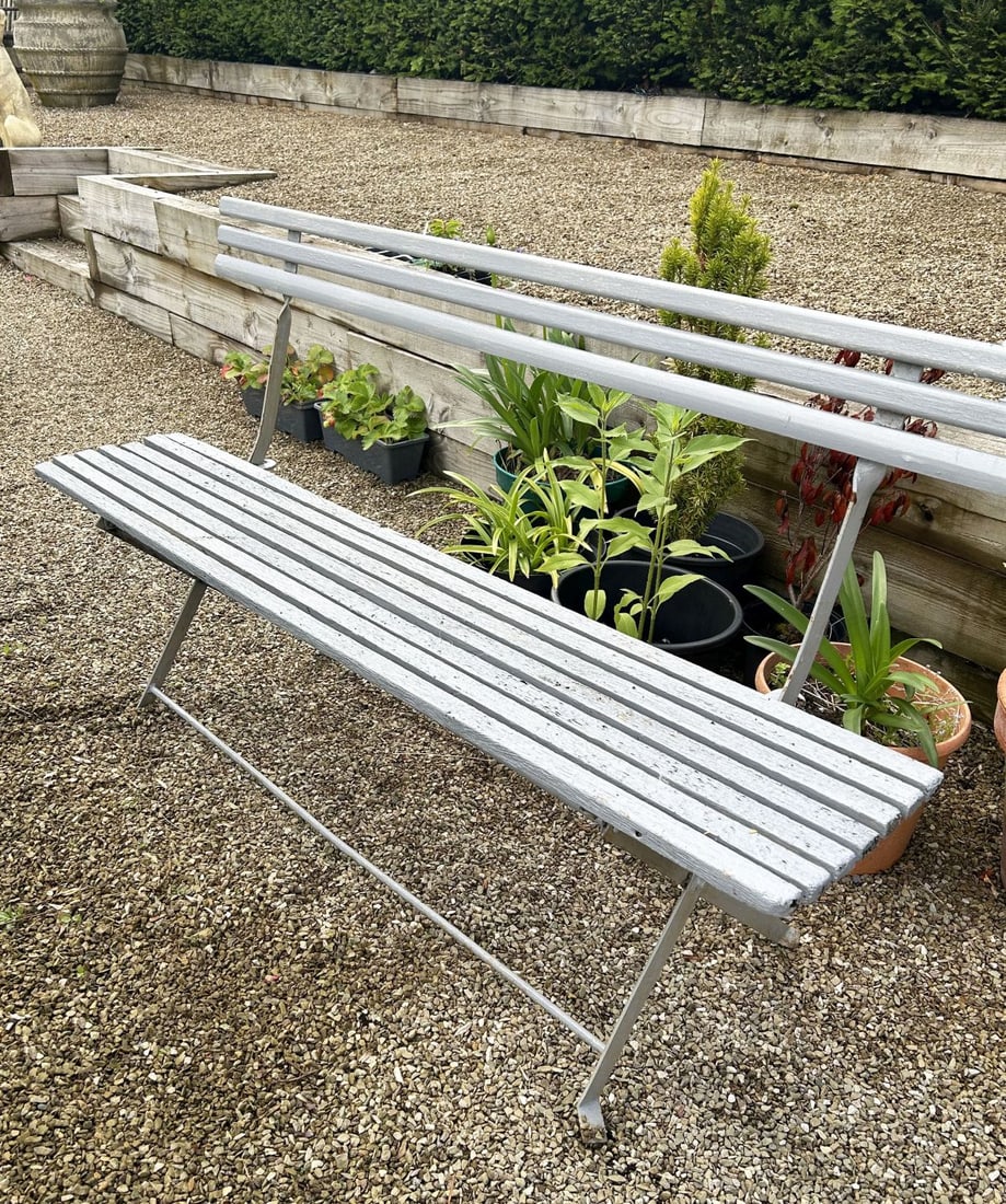 VINTAGE FOLDING GARDEN BENCH (1 of 1)