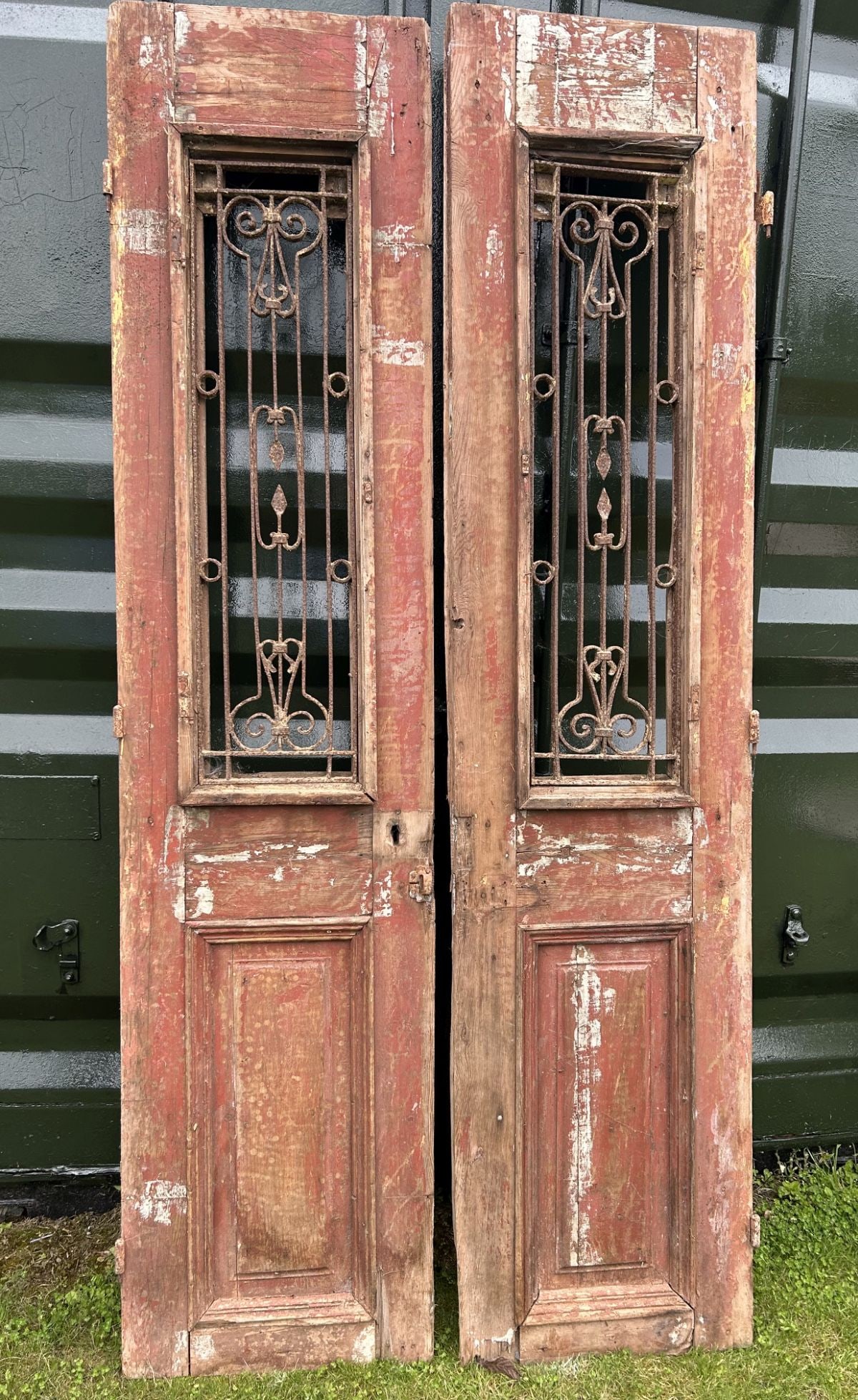 LATE 19TH-CENTURY PAIR OF PINE DOORS (1 of 1)
