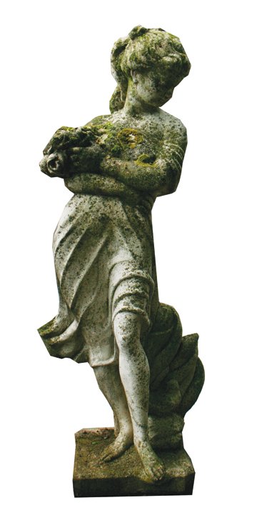 Early twentieth-century reconstituted stone figure of: Early twentieth-century reconstituted stone figure of Venus 90 cm. high
