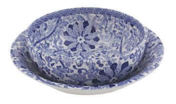 Two Wood and Sons blue and white bowls, each circa 1910: Two Wood and Sons blue and white bowls, each circa 1910