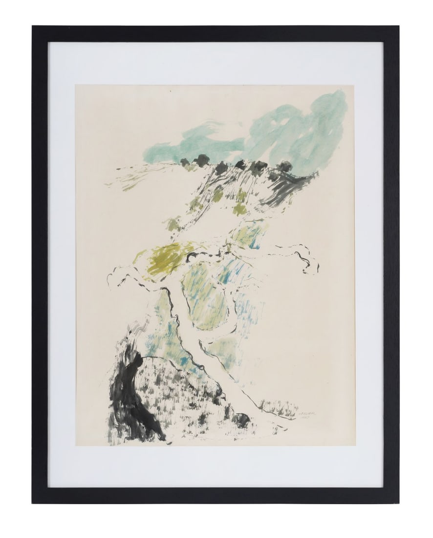 WILLIAM CROZIER HRHA (1930 - 2011): Title: Vine Series (1963)Medium: Gouache and WatercolourSignature: Signed and Dated Lower RightProvenance: Private CollectionFramed