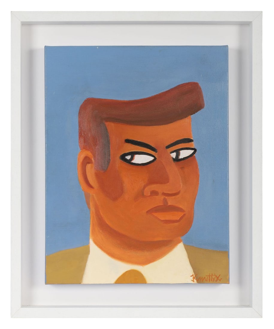 GRAHAM KNUTTEL (1954 - 2023): Title: The Bossman Medium: Acrylic on CanvasSignature: Signed Lower RightProvenance: Private CollectionFramed