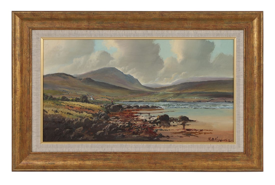 ROBERT B. HIGGINS (B. 1943): Title: Connemara (2012)Medium: Oil on BoardSignature: Signed and Dated Lower Right; Titled VersoProvenance: Private CollectionFramed