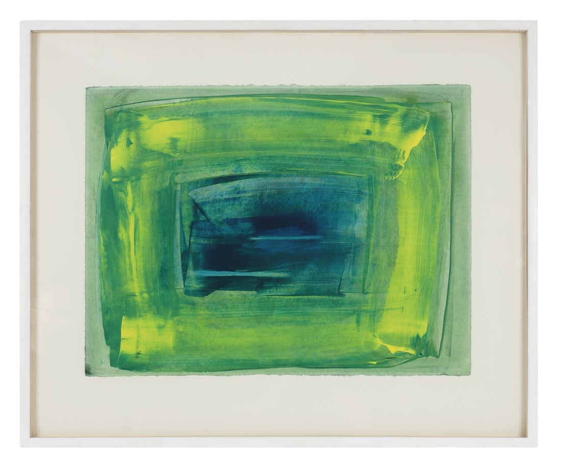SEAN MCSWEENEY HRHA (1935 - 2018): Title: August Bogland (2004)Medium: Acrylic on PaperSignature: Signed and Dated Lower Left and Inscribed VersoProvenance: Taylor Galleries, Dublin (Label Verso); The Oriel Gallery, Dublin (Label
