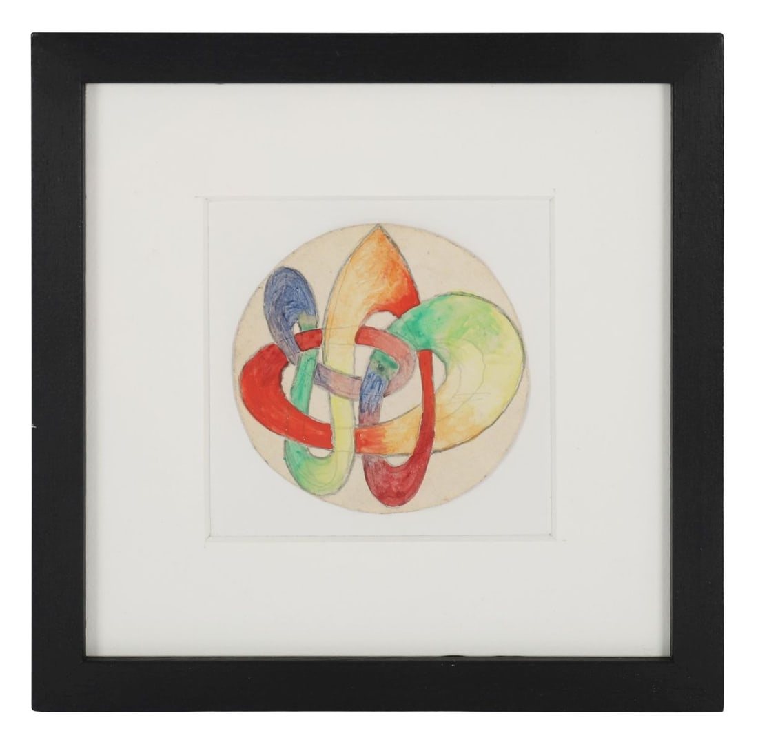 HARRY KERNOFF RHA (1900 - 1974): Title: Entwined FormMedium: WatercolourSignature: UnsignedProvenance: Acquired directly from the artist by Jack Segal (A Friend and Patron of the artist), thence by descent; Whyte's, 'Important Irish