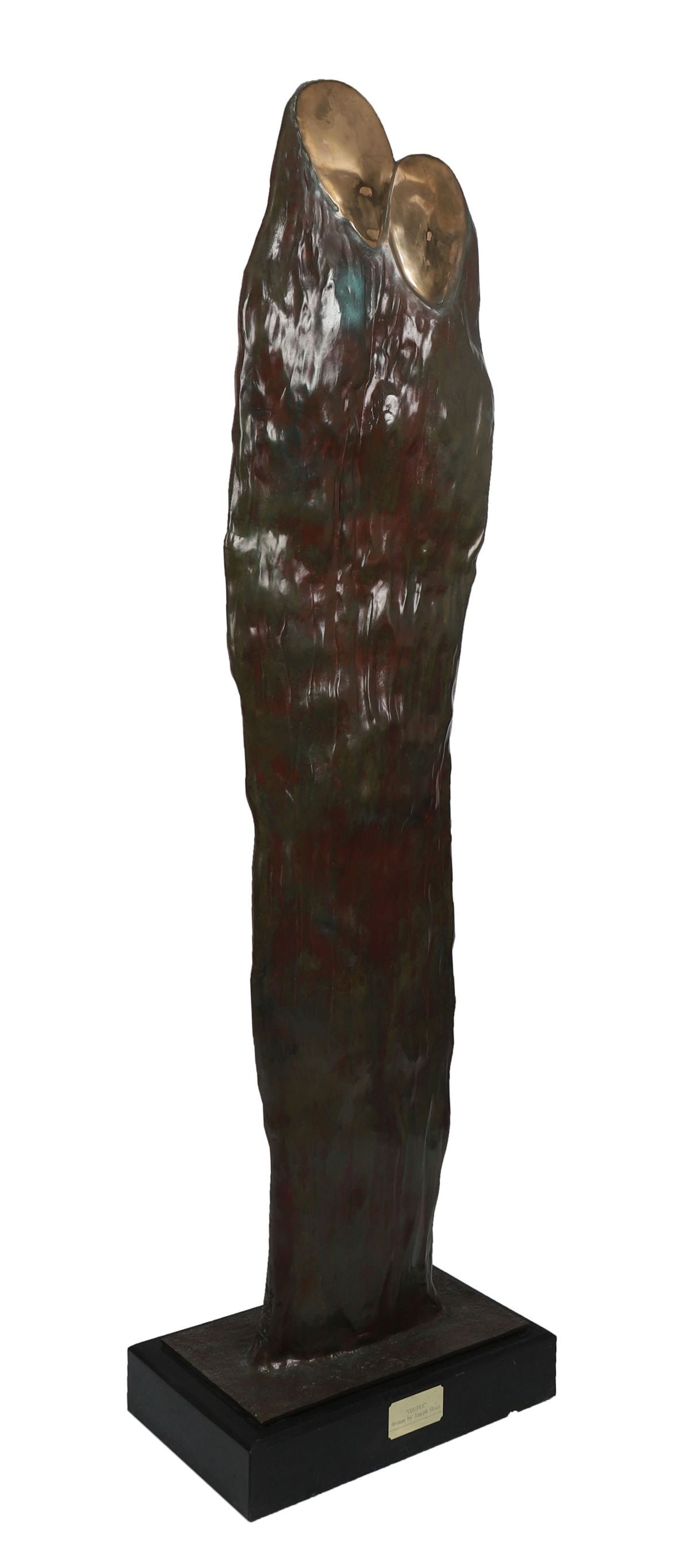 JOSEPH SLOAN (B. 1940): Title: Couple II (2005)Medium: Limited Edition Bronze on Marble Base (No. 2/3)Signature: Signed, Dated and NumberedProvenance: Private CollectionExhibited: Kilkenny Arts Week, Ormonde Hotel, Kilkenny,