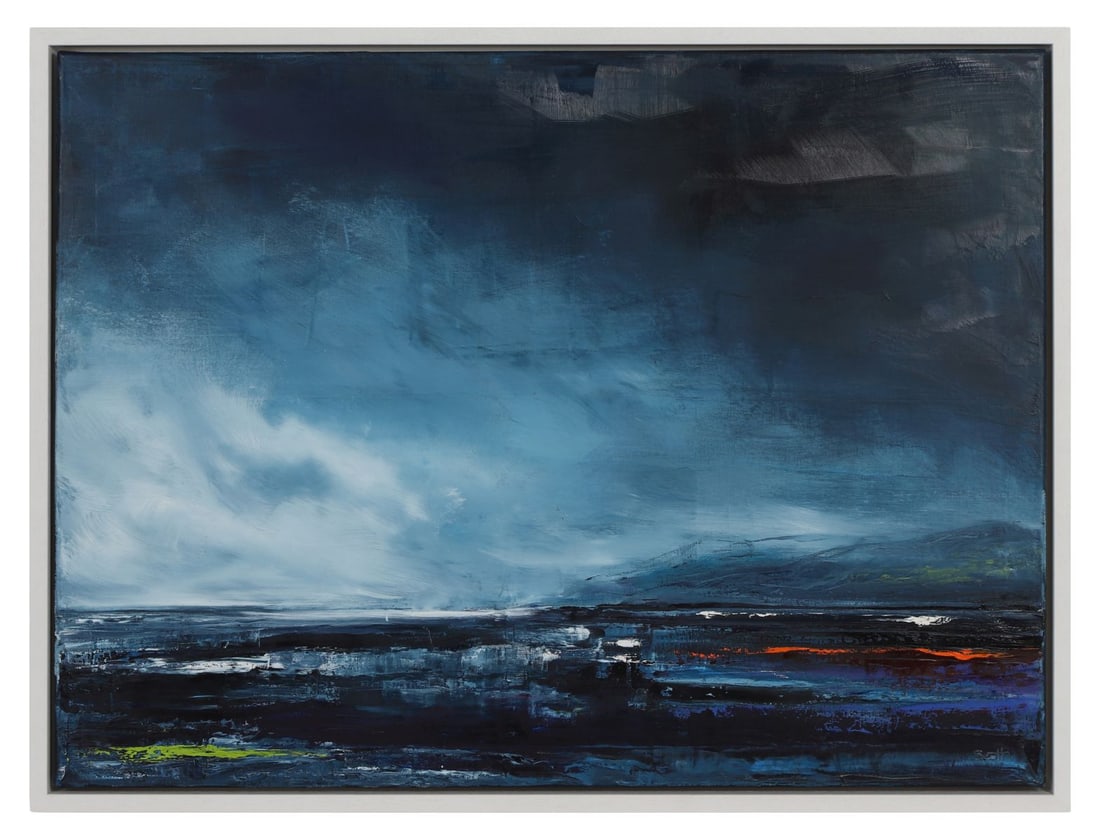 CARINA SCOTT (B. 1963): Title: Atlantic Swell (2022)Medium: Oil on CanvasSignature: Signed Lower Right and Inscribed VersoProvenance: Private CollectionFramed
