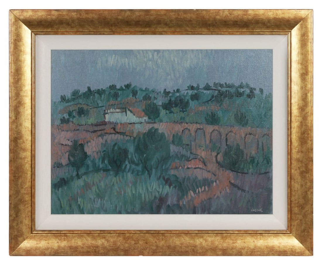 DESMOND CARRICK RHA (1928 - 2012): Title: Olive Grove, SpainMedium: Oil on Canvas BoardSignature: Signed Lower RightProvenance: Private CollectionFramed