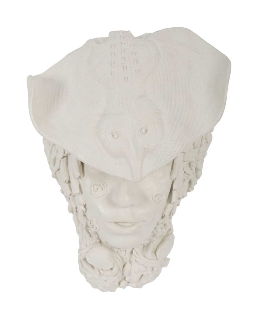 RORY BRESLIN (B. 1963): Title: The July Marine Mask (From the Clew Bay Marine Series)Medium: Porcelain (No. 1 from an edition of 3)Signature: SignedProvenance: The Artist's Private Collection, Co. MayoThe Clew Bay Marine