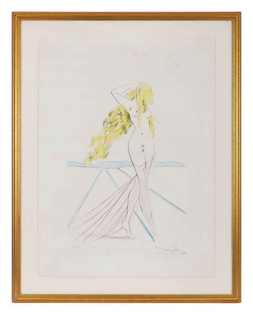 SALVADOR DALI (SPANISH, 1904 - 1989): Title: Venus de Oro (Venus of Gold) Medium: Limited Edition Lithograph (No. 153/250)Signature: Signed Lower Right and Numbered Lower LeftProvenance: Private CollectionFramed