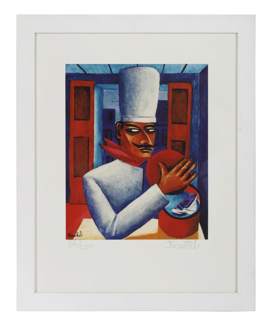 GRAHAM KNUTTEL (1954 - 2023): Title: The Chef's Special (2010)Medium: Limited Edition Archival Print (No. 54/200)Signature: Signed Lower Right and Numbered Lower LeftProvenance: Private CollectionNote: With Letter of Authenticity