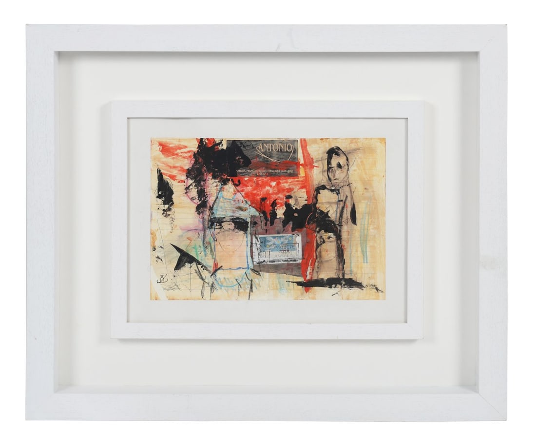 JOHN KINGERLEE (B. 1936): Title: Untitled (2023)Medium: Mixed Media Signature: Signed with Monogram Lower Left and Inscribed VersoProvenance: Private CollectionFramed