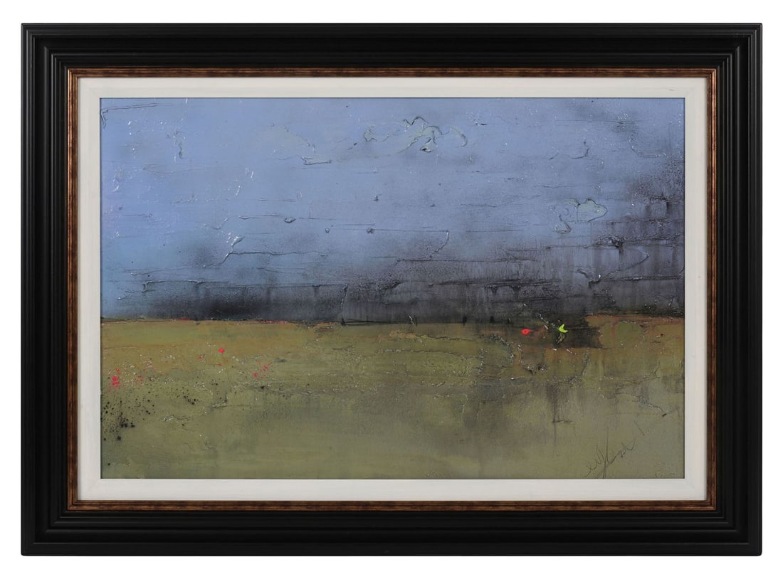 COLIN FLACK (B. 1973): Title: The BurrenMedium: Acrylic on BoardSignature: Signed Lower RightProvenance: Private CollectionFramed