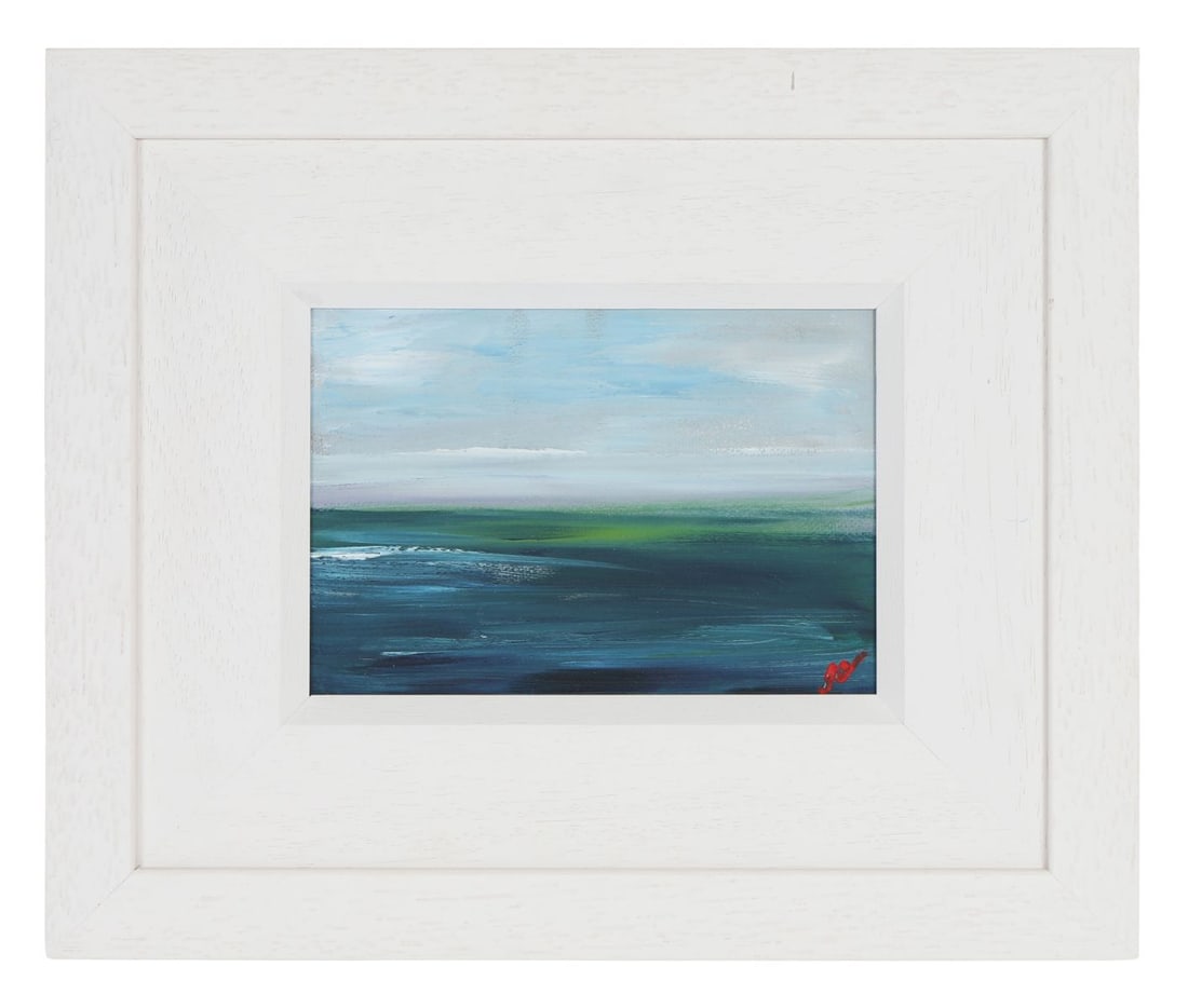 JENNIFER COLLINS (CONTEMPORARY): Title: Across Dublin BayMedium: Oil on BoardSignature: Signed Lower Right and Titled VersoProvenance: Private CollectionFramed